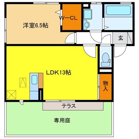 ハイツさくらの物件間取画像